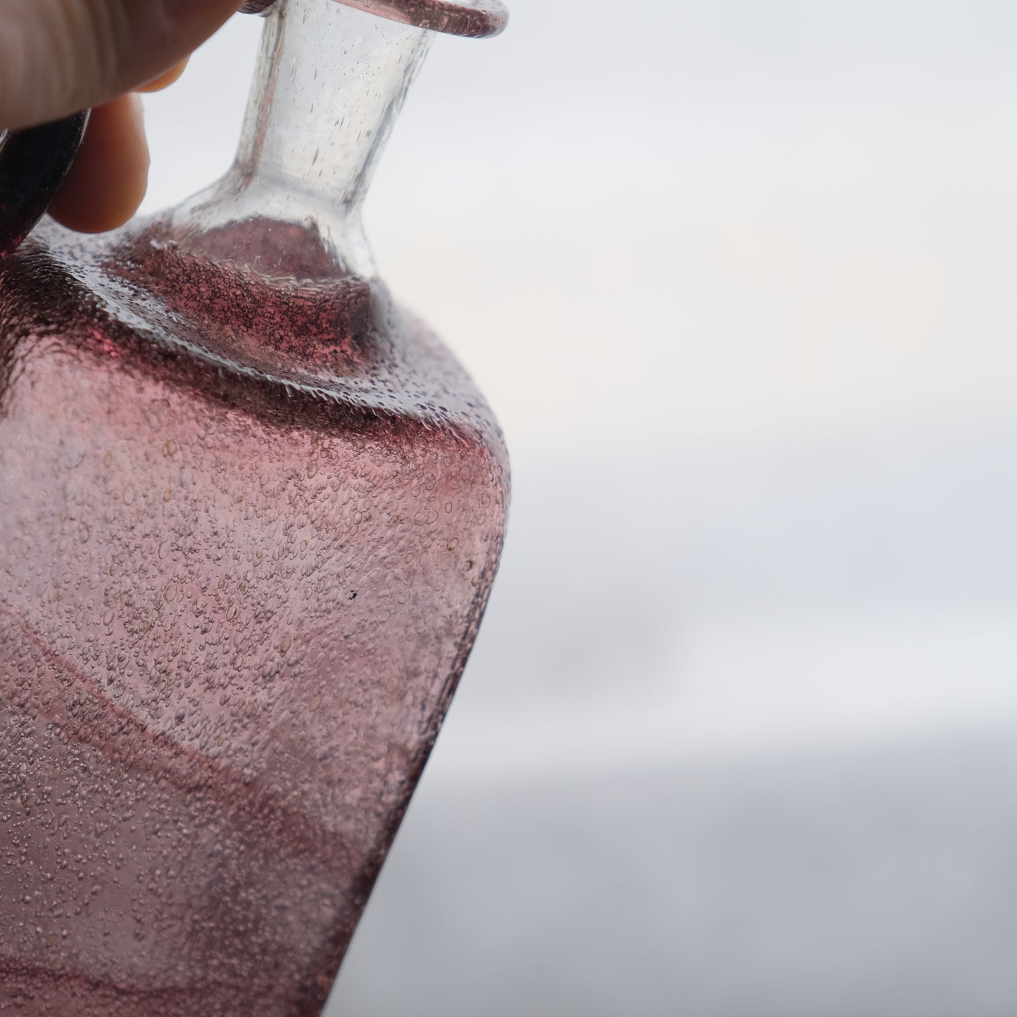 手付角瓶 / 倉敷ガラス （小谷眞三）