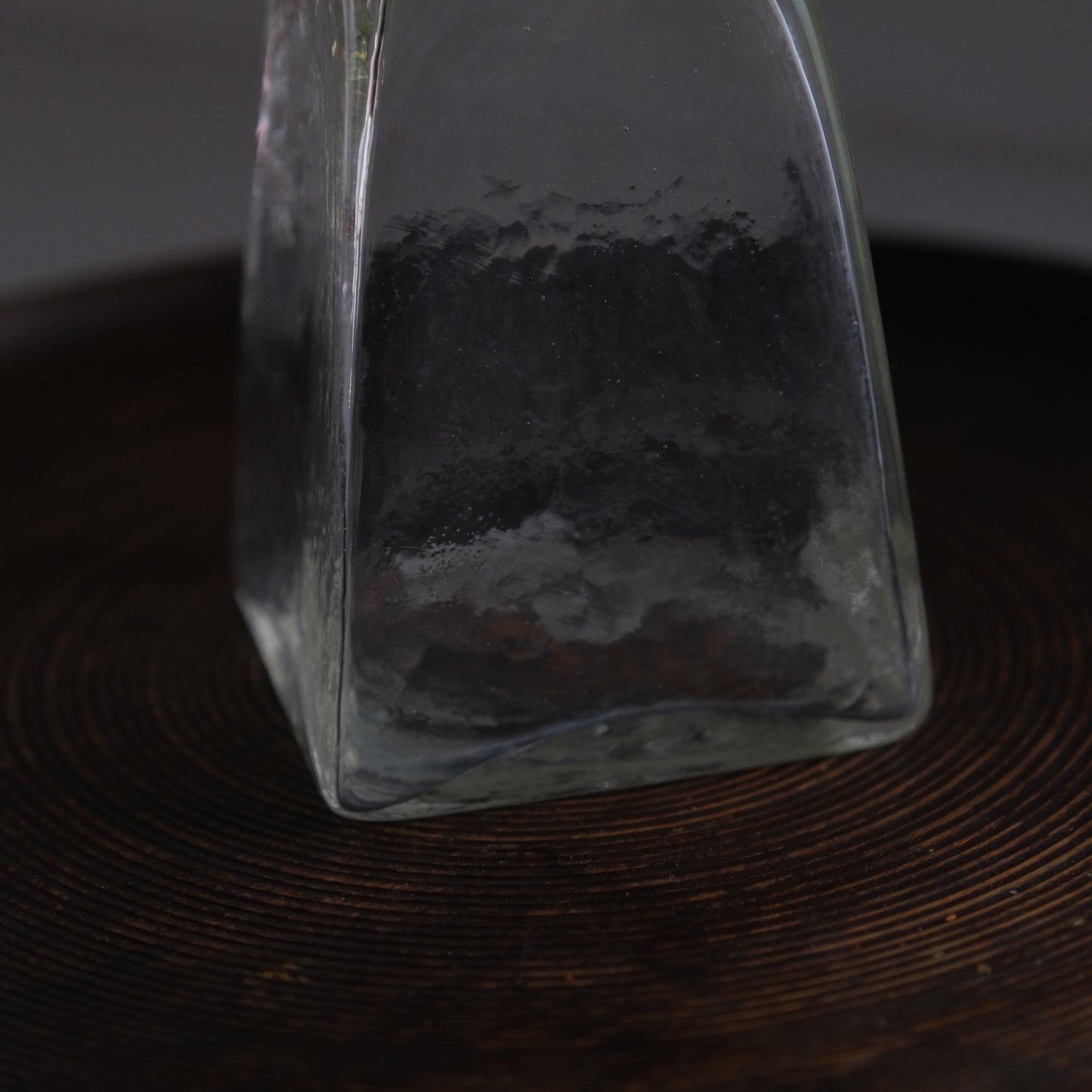 栓付角瓶 / 倉敷ガラス （小谷眞三）