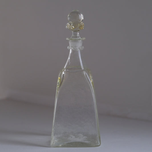 栓付角瓶 / 倉敷ガラス （小谷眞三）