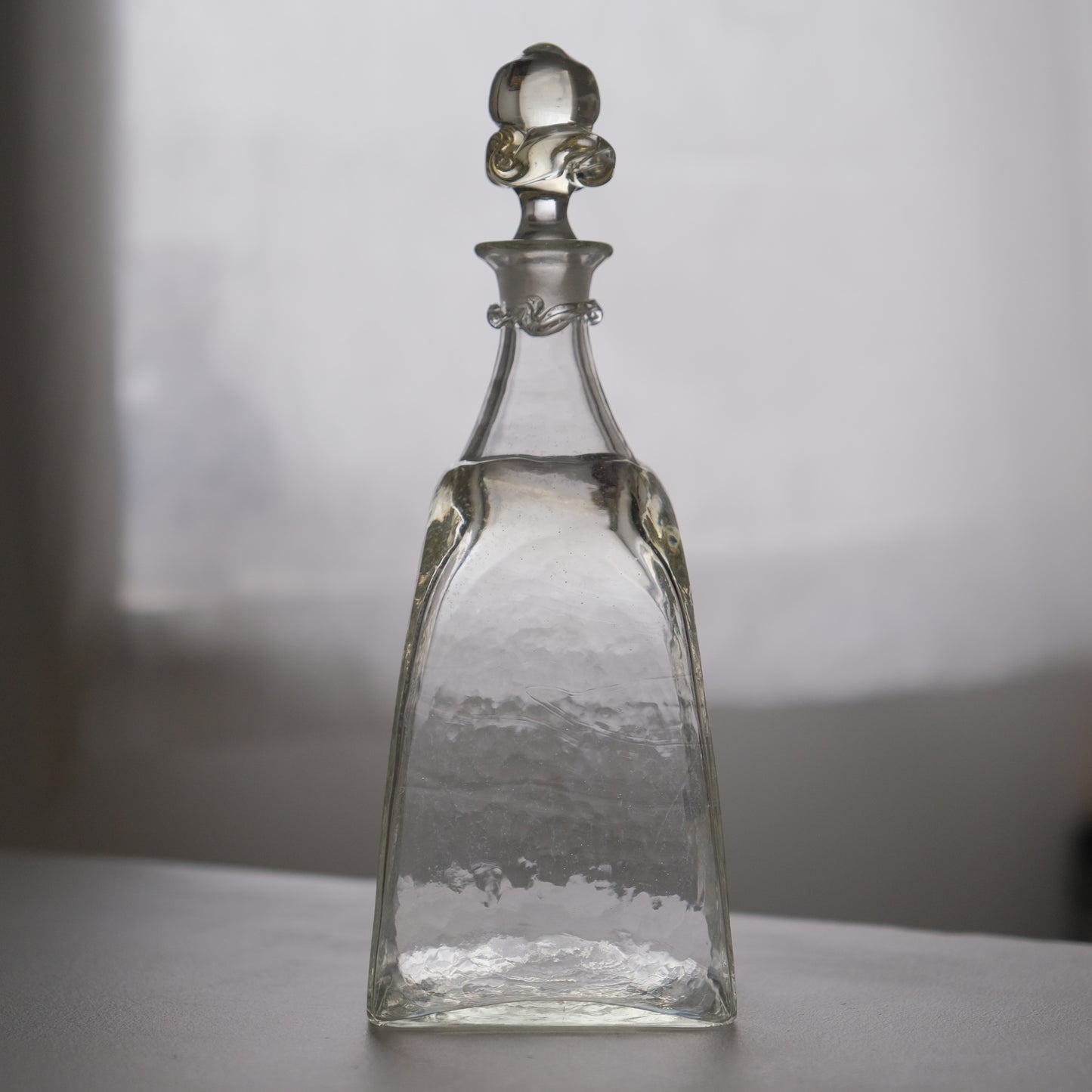 栓付角瓶 / 倉敷ガラス （小谷眞三）