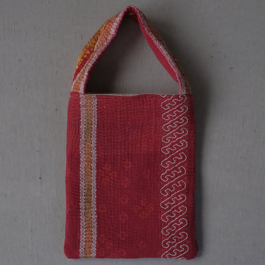 Vintage Quilt - One Handle Bag 013