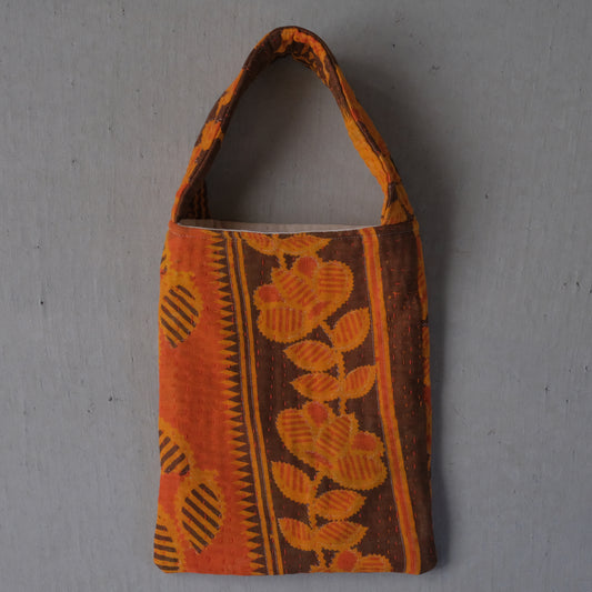 Vintage Quilt - One Handle Bag 014